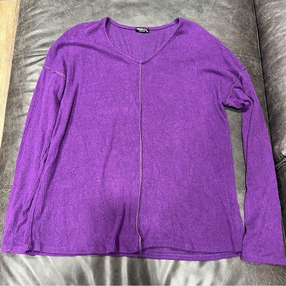 Heimish USA Vibrant Purple Knit Top